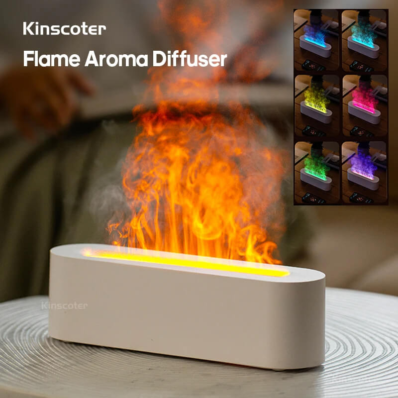 KINSCOTER Essential Oil Aroma Flame Diffuser Humidifier