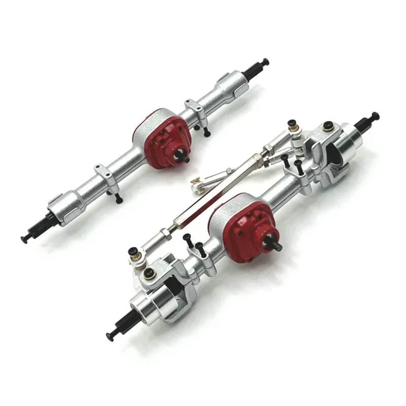 Front & Rear Metal Axle Upgrade Kit for 1/12 MN Model MN82 MN82S LC79 MN78 RC Crawlers