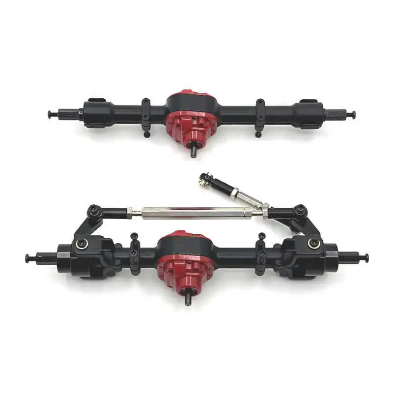 Front & Rear Metal Axle Upgrade Kit for 1/12 MN Model MN82 MN82S LC79 MN78 RC Crawlers