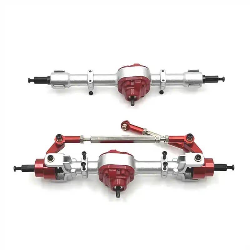 Front & Rear Metal Axle Upgrade Kit for 1/12 MN Model MN82 MN82S LC79 MN78 RC Crawlers