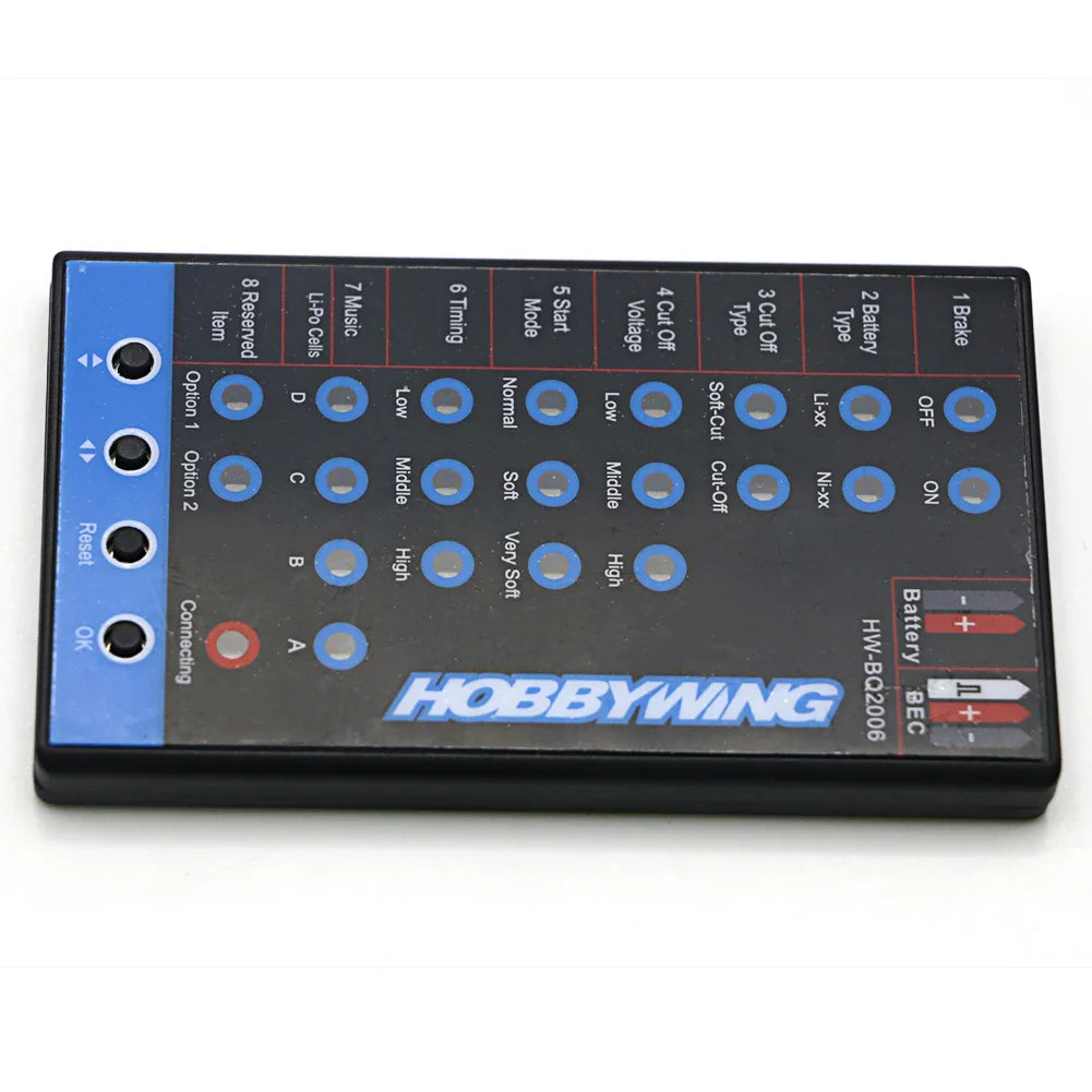 HobbyWing LED Brushless ESC Program Card