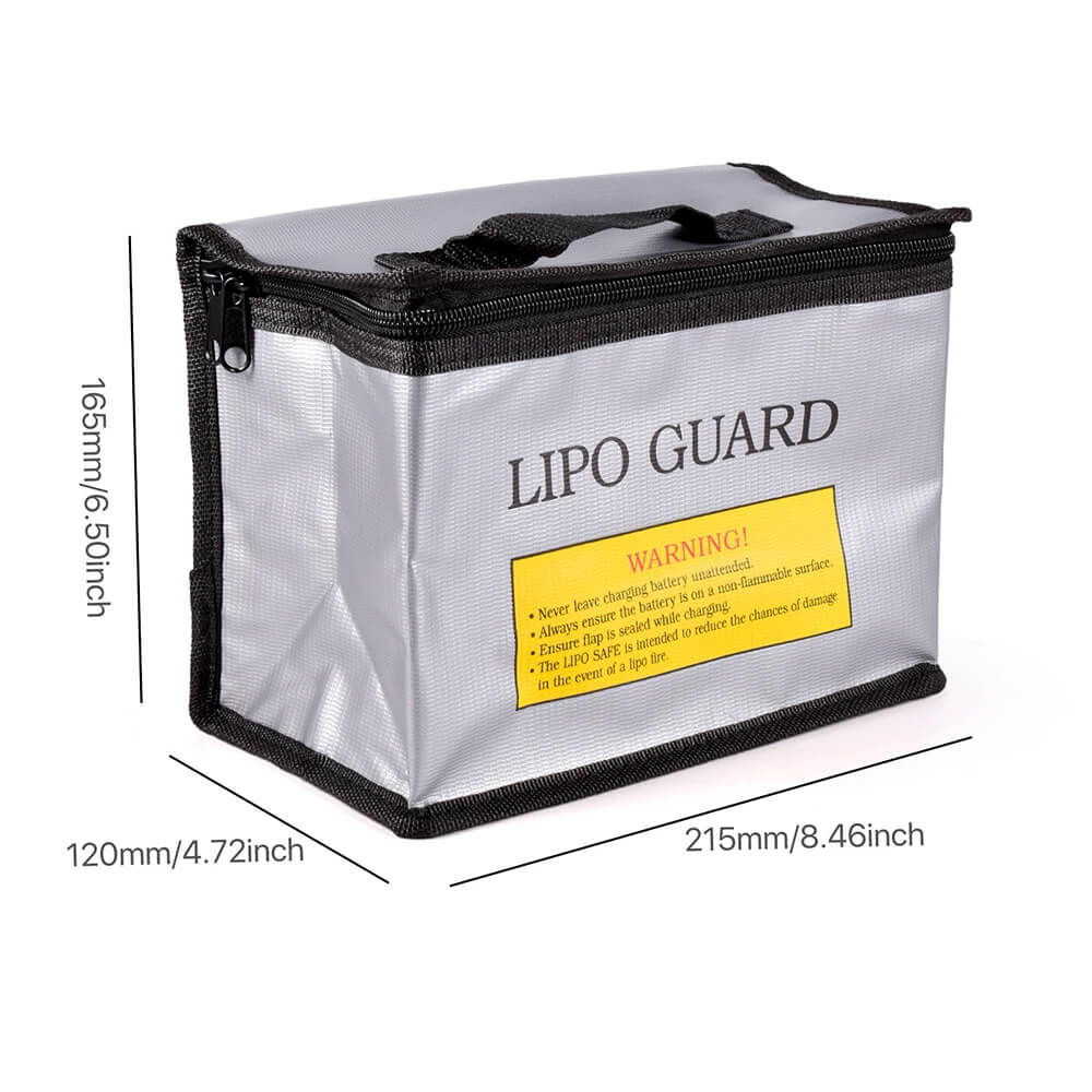 LiPo Safe Explosion-proof Battery Bag 21.5x12x16.5cm