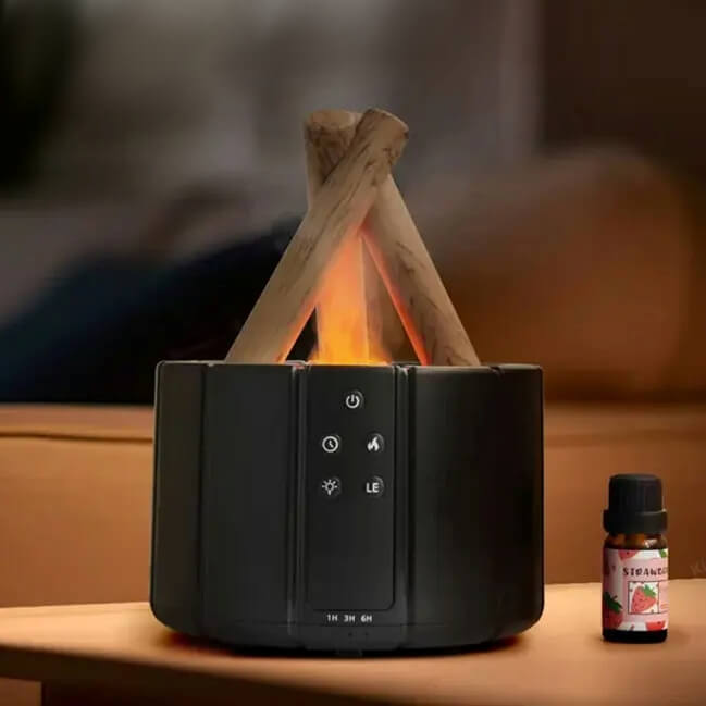 Simulated Bonfire Flame Aroma Diffuser Air Humidifier