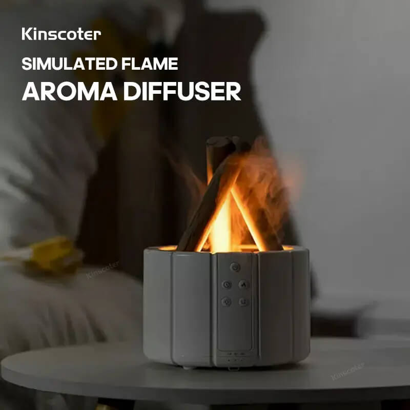 Simulated Bonfire Flame Aroma Diffuser Air Humidifier
