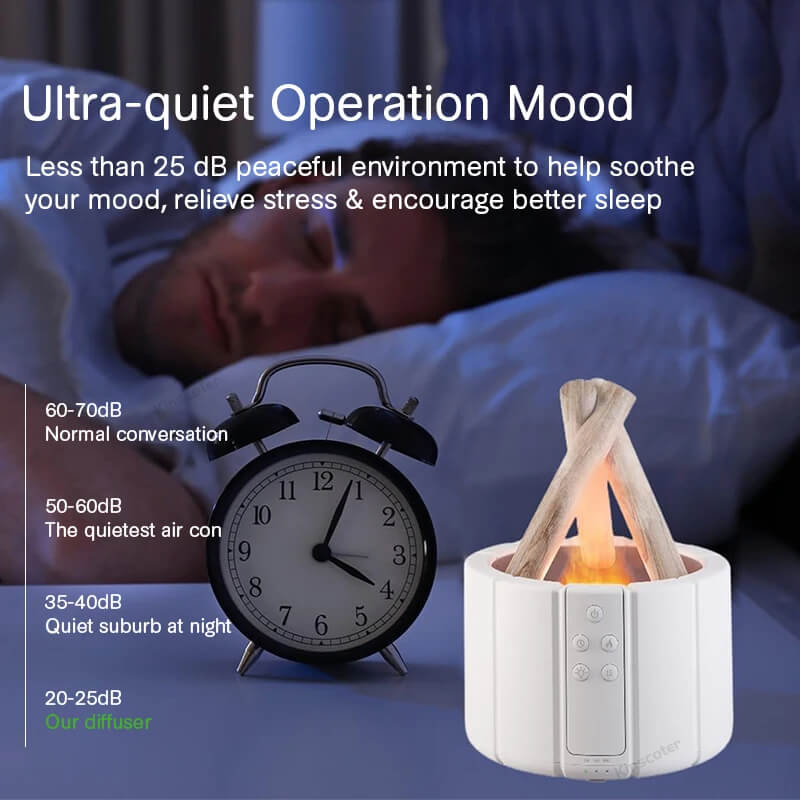 Simulated Bonfire Flame Aroma Diffuser Air Humidifier