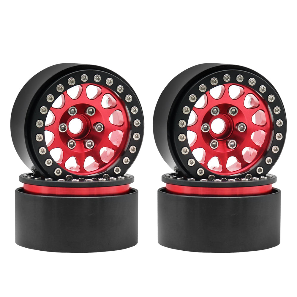 Metal Bead lock 1.9inch Wheel Rims for 1/10 RC Rock Crawler