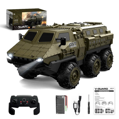 6WD 1/16 Armoured RC Military Tank Transport Truck