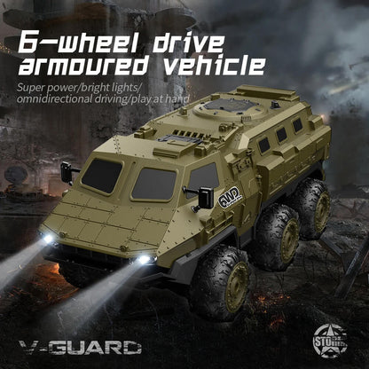 6WD 1/16 Armoured RC Military Tank Transport Truck