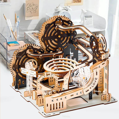 Electric Marble Run Model 3D Wooden Puzzle Kit