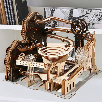 Electric Marble Run Model 3D Wooden Puzzle Kit