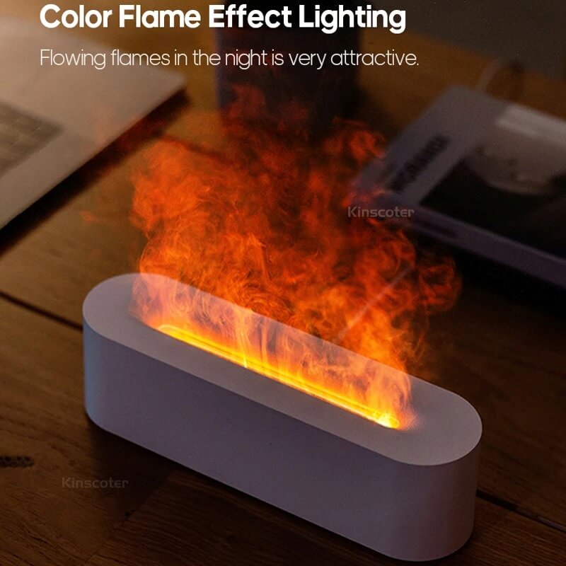 KINSCOTER Essential Oil Aroma Flame Diffuser Humidifier