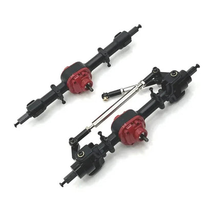 Front & Rear Metal Axle Upgrade Kit for 1/12 MN Model MN82 MN82S LC79 MN78 RC Crawlers