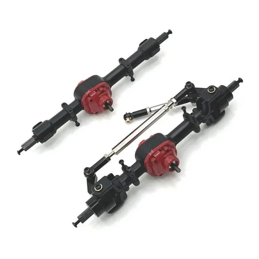 Front & Rear Metal Axle Upgrade Kit for 1/12 MN Model MN82 MN82S LC79 MN78 RC Crawlers