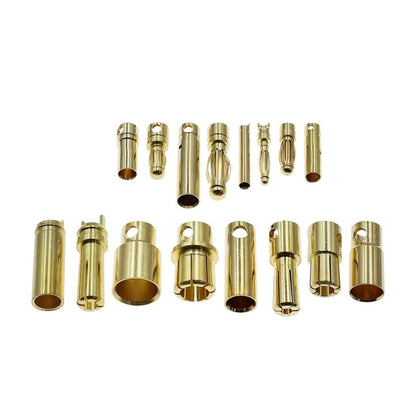 Gold Bullet Banana Plug Connectors for ESC, Motors & Batteries