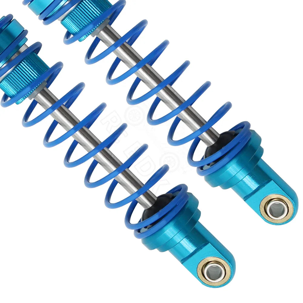 4x RC Rock Crawler Blue Colour Metal Shock Absorbers