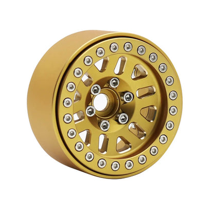 Heavy Brass 1.9 Inch Beadlock Wheel Rim Hub for 1/10 RC Rock Crawler