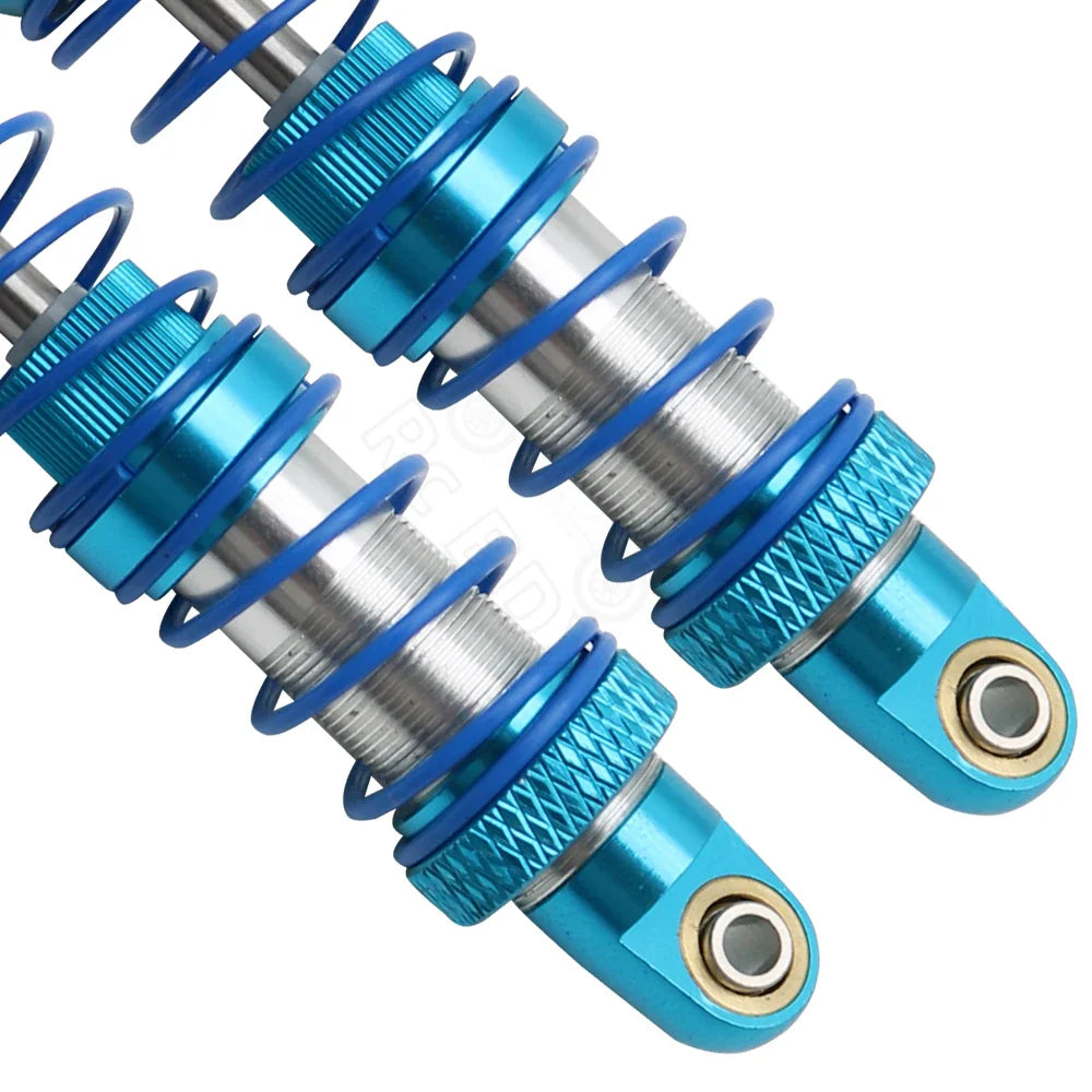 4x RC Rock Crawler Blue Colour Metal Shock Absorbers