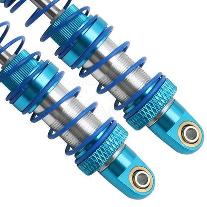 4x RC Rock Crawler Blue Colour Metal Shock Absorbers