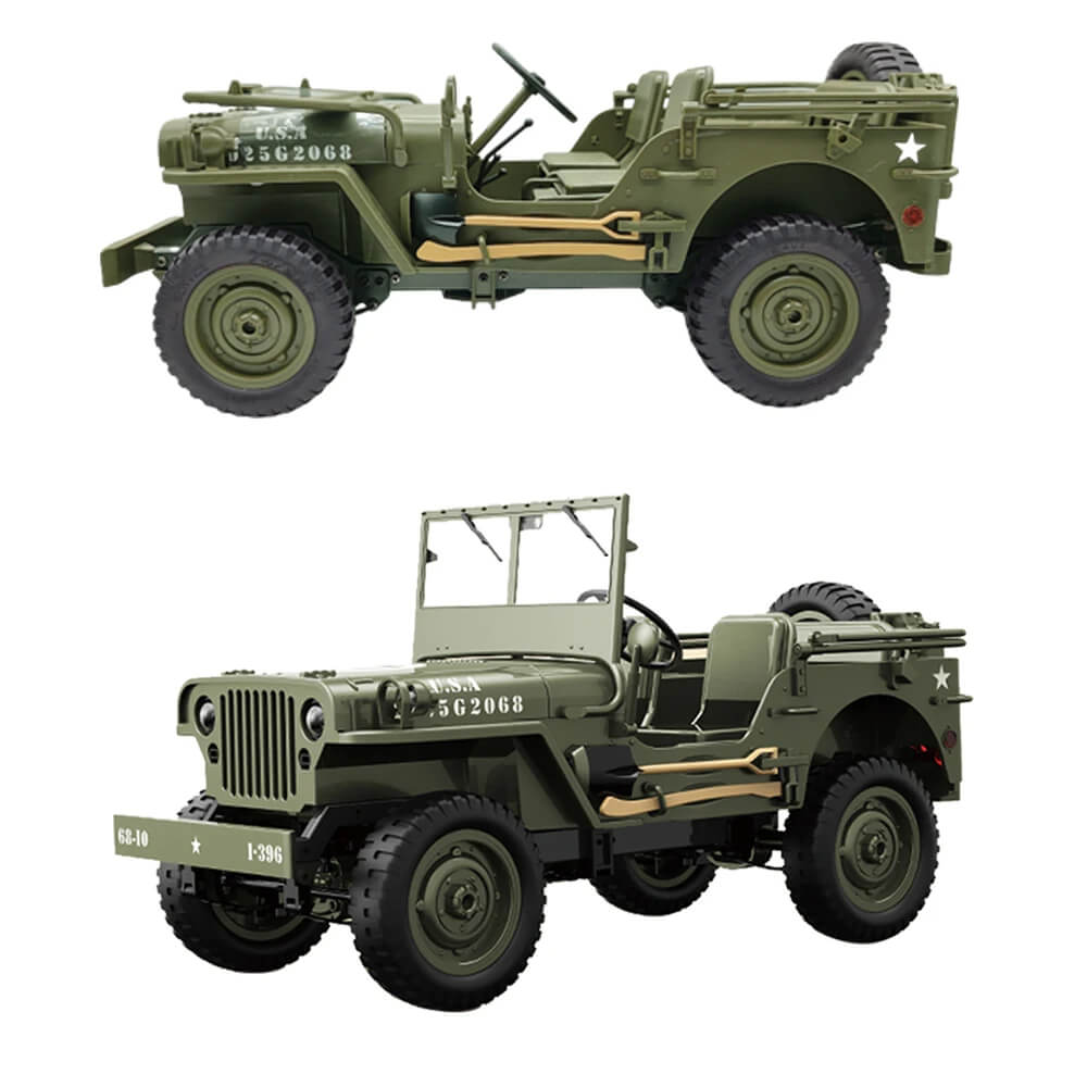 JJRC C8815 Willys MB Jeep 4WD 1/10 RC Military Rock Crawler