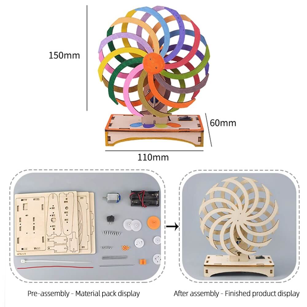 Magic Illusion Spinner Wheel DIY Kit