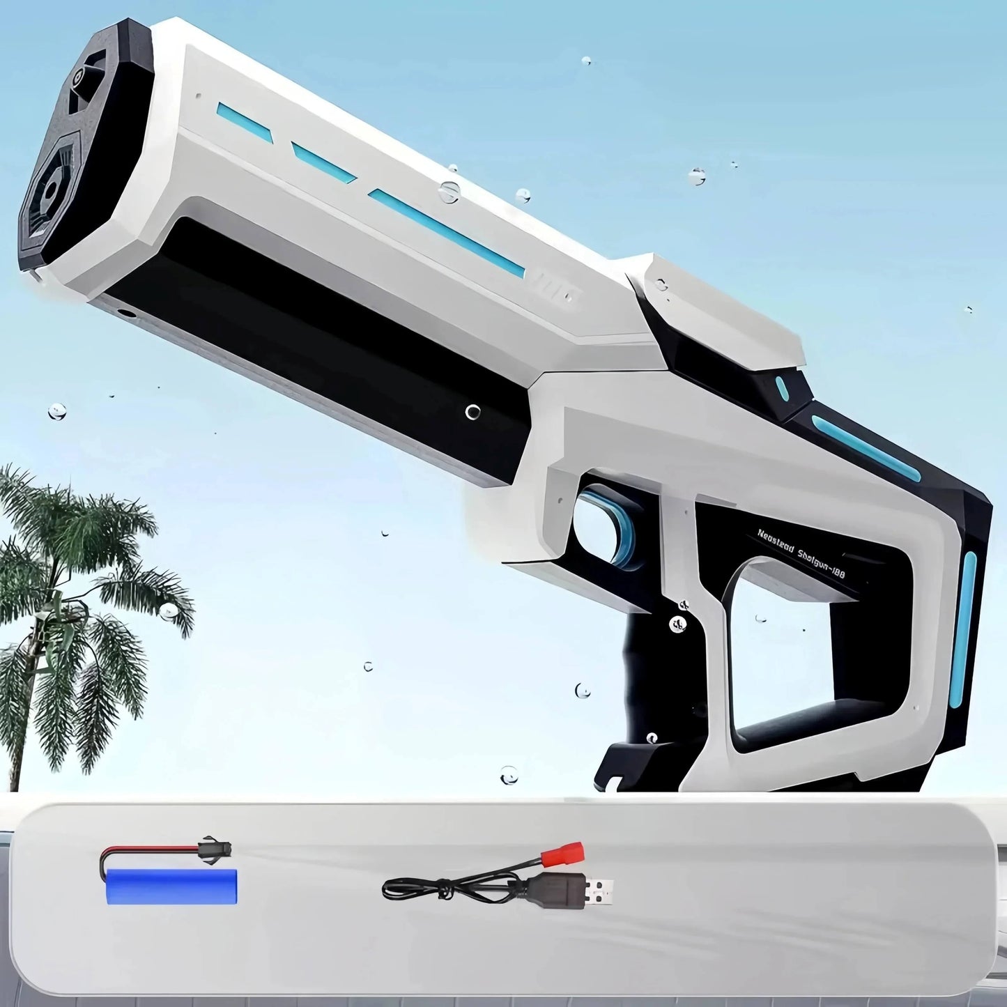 Pulse Electric Continuous Water Gun with Automatic Water Absorption