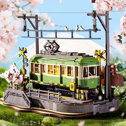 RoLife Classic Tram Model Building DIY Kit - 3D Wooden Puzzle