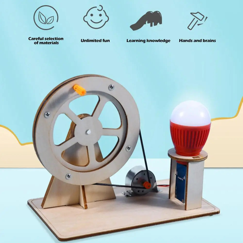 DIY Hand Crank Generator Science Experiment Kit
