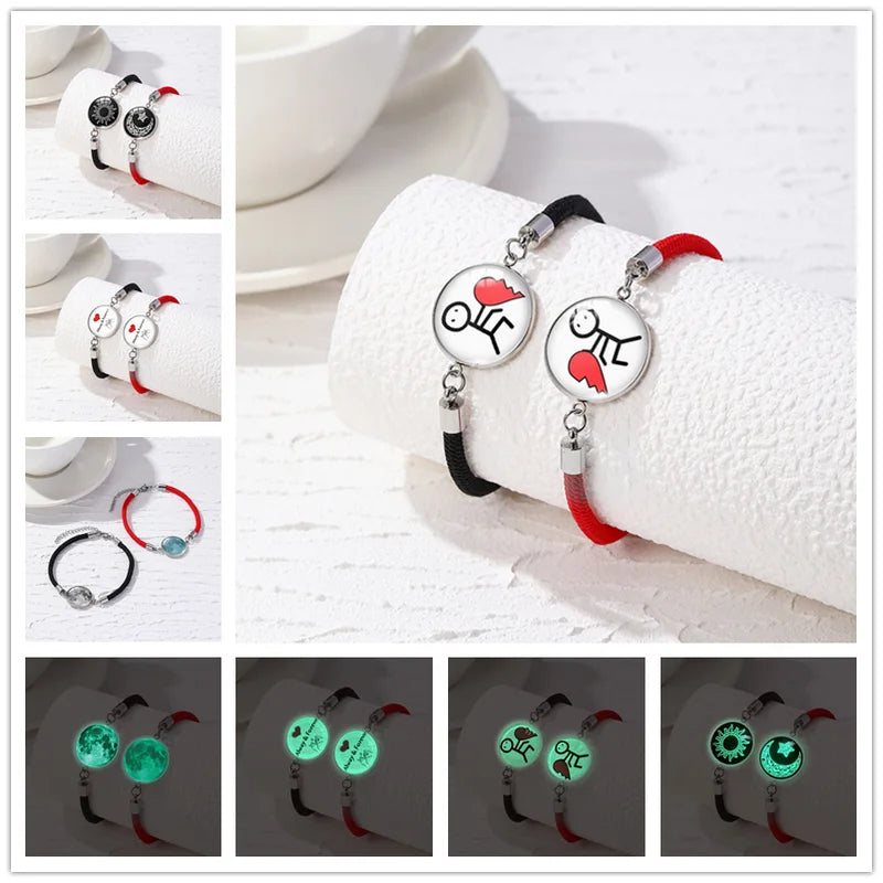 Luminous Couple Bracelet Pair