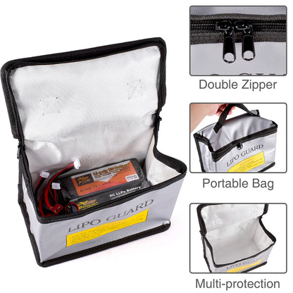 LiPo Safe Explosion-proof Battery Bag 21.5x12x16.5cm