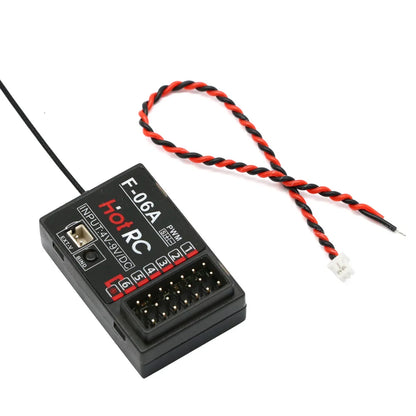 Hot RC CT6A 2.4GHz 6 Channels Transmitter with F-06A RX Receiver
