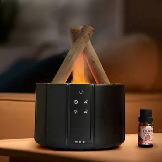 Simulated Bonfire Flame Aroma Diffuser Air Humidifier
