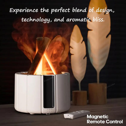 Simulated Bonfire Flame Aroma Diffuser Air Humidifier