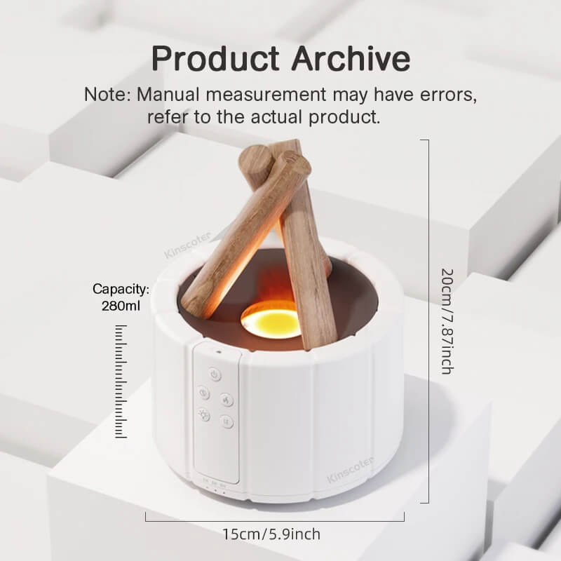 Simulated Bonfire Flame Aroma Diffuser Air Humidifier