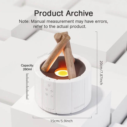 Simulated Bonfire Flame Aroma Diffuser Air Humidifier