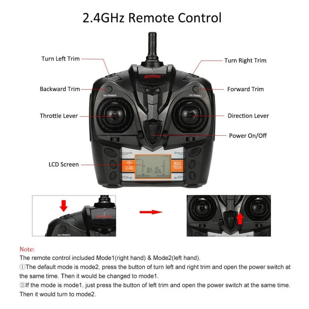 Skytech H100 2.4G 20Kmh Racing RC Boat