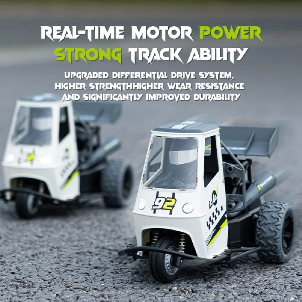 Three Wheeler 1/16 RC Car with Smoke Spray