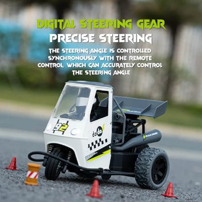 Three Wheeler 1/16 RC Car with Smoke Spray
