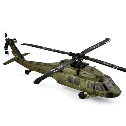 Wltoys K170 2.4G 4CH 6-Axis Gyro Military RC Helicopter
