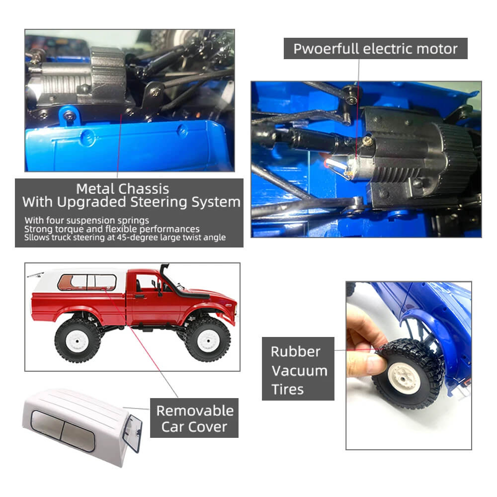 WPL C24 1/16 RC 4WD Rock Crawler